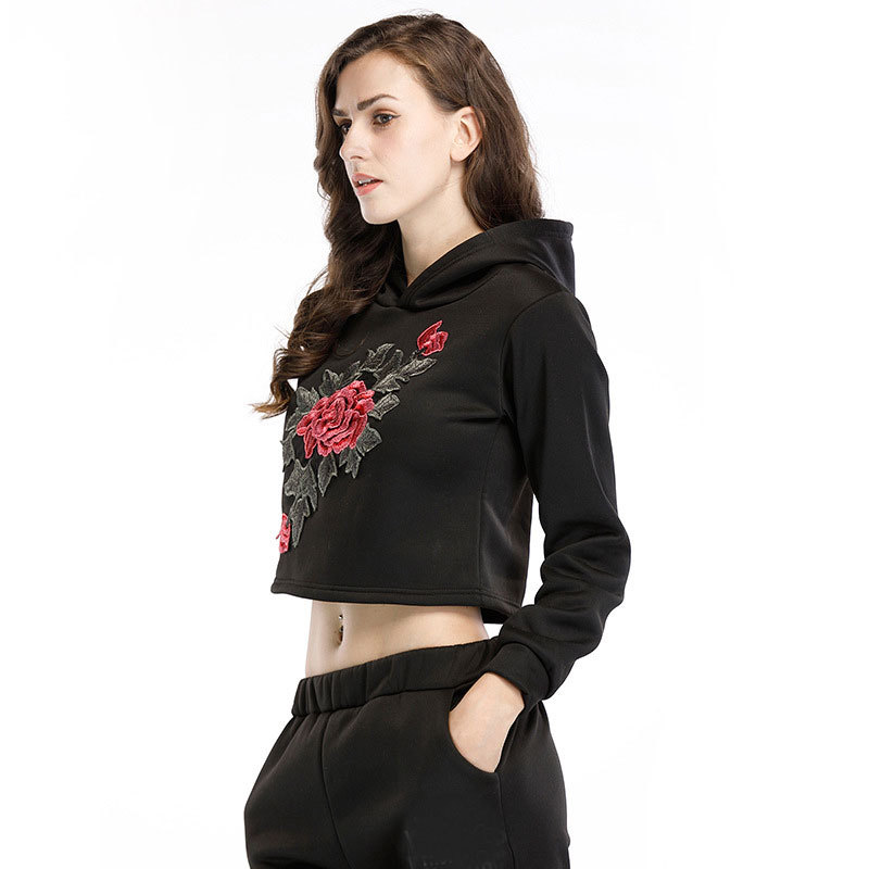 women's short hoodie
